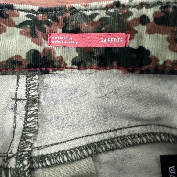 Anthropologie Pilcro Hi-Rise Corduroy Skinny Pants - Size 24P - Picture 4 of 10